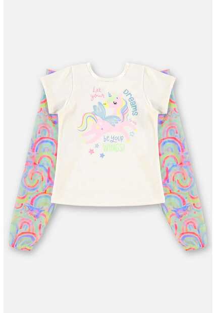 Pijama Infantil em Suedine com Asas Up Baby