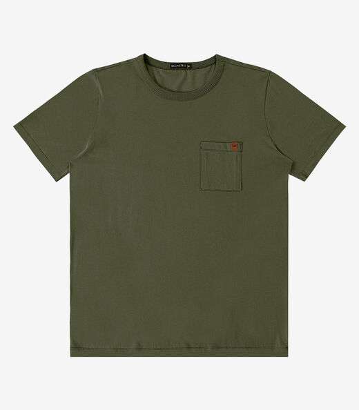 Image_Camiseta Meia Malha Masculina Diametro Verde