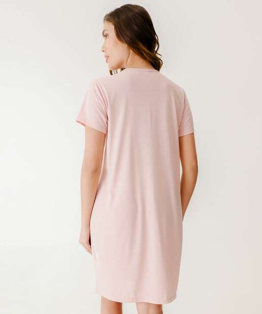 Camisola Bordada Feminina Marisa Rosa