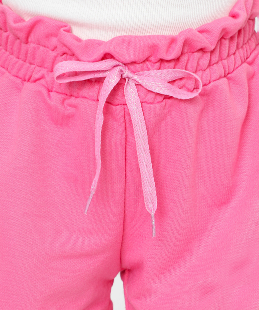 Short Infantil Moletinho Clochard Marisa Tam 4 a 10 Rosa