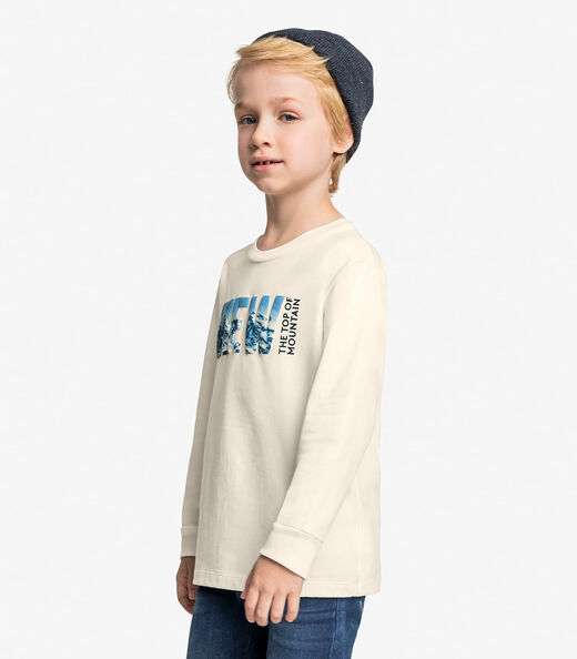 Conjunto Camiseta Com Calça Jeans Trick Nick Bege