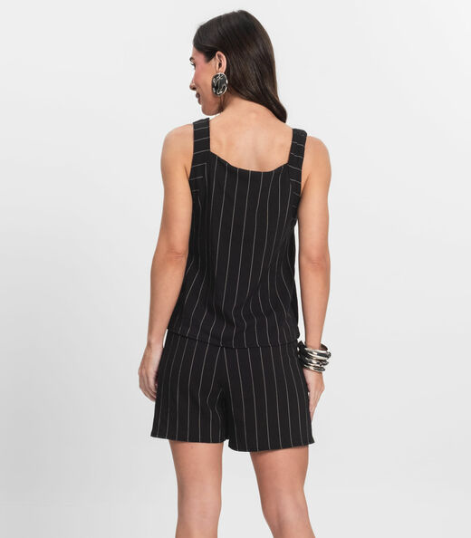 Shorts Feminino Com Bolsos Endless Preto