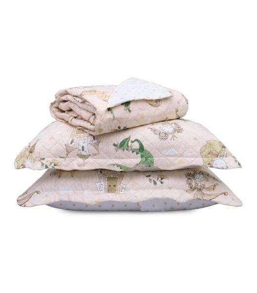 Image_Kit Cobre Leito Casual Kids Casal Appel Rosa