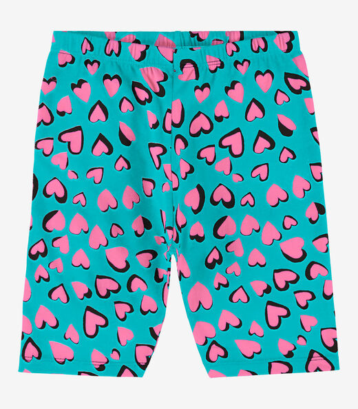 Bermuda Básica Infantil Feminina Rovi Kids Azul