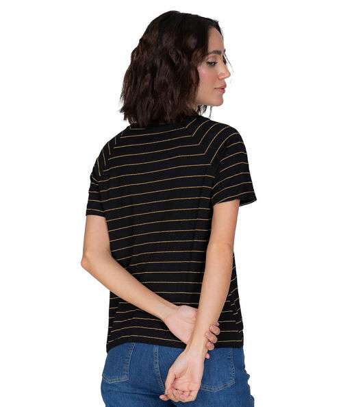 Blusa Feminina Estampada Rovitex Preto