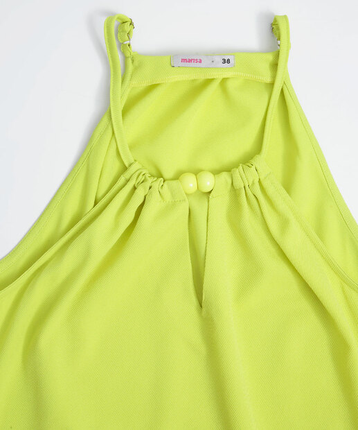 Blusa Regata Feminina Halter Neck Alças Finas Marisa 