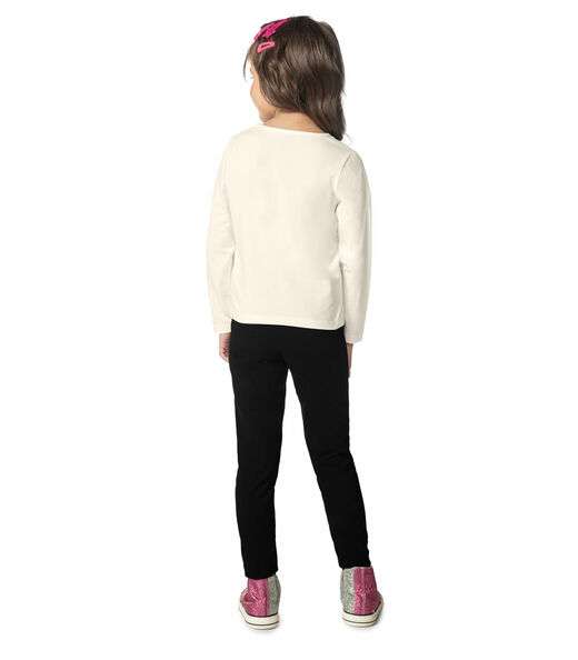 Blusa Manga Longa Infantil Feminina Rovitex Kids Bege