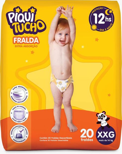 Image_Kit 2 Fraldas Piquitucho Mega (Eeg) 20 Unidades cada