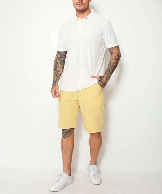 Polo Masculina Básica Manga Curta MR