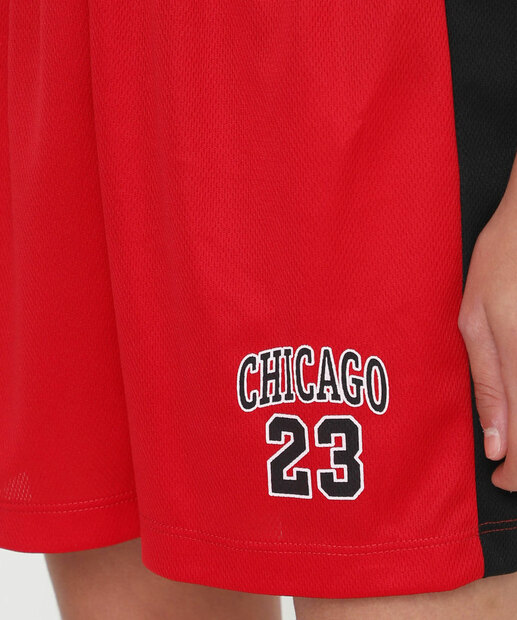 Bermuda Juvenil Basquete Marisa Tam 10 a 16 Vermelho