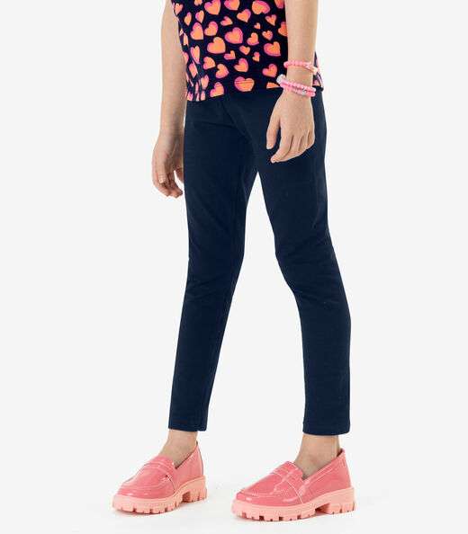 Calça Legging Infantil Feminina Rovitex Kids Azul