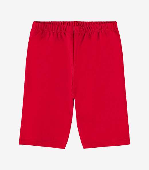 Bermuda Ciclista Infantil Feminina Rovitex Kids Vermelho