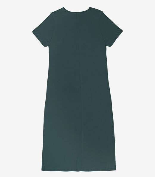 Vestido Feminino Midi Plus Size Infinita Cor Verde