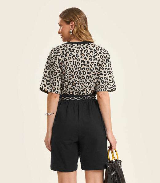 Blusa Feminina em Cotton Leve Rovitex Bege