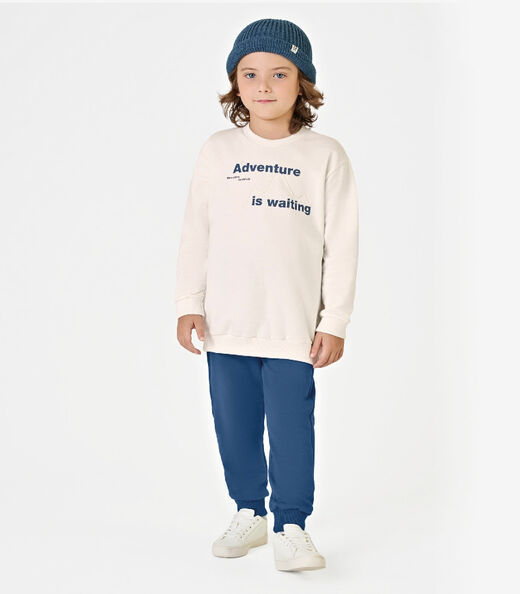Image_Conjunto Blusão Com Calça Masculino Trick Nick Bege