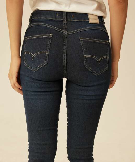 Calça Jeans Skinny Feminina Puídos Biotipo