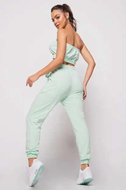Cropped  Tomara Que Caia Malha Comfort Verde