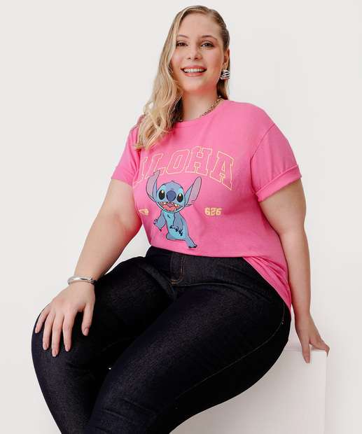 Image_Blusa Plus Size Feminina Estampa Stitch Disney