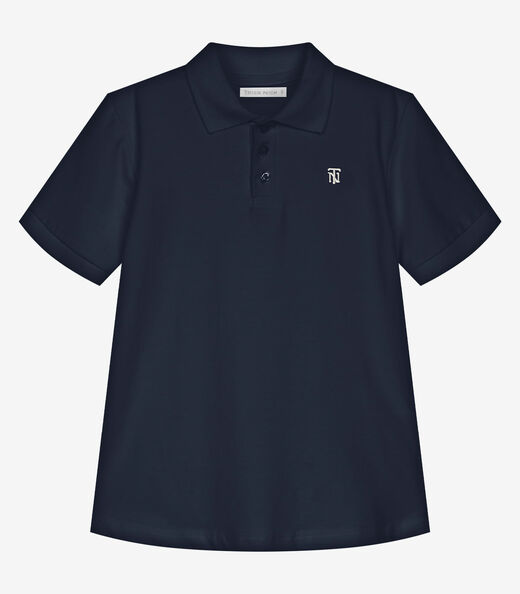 Conjunto Infantil Polo Com Bermuda Trick Nick Azul