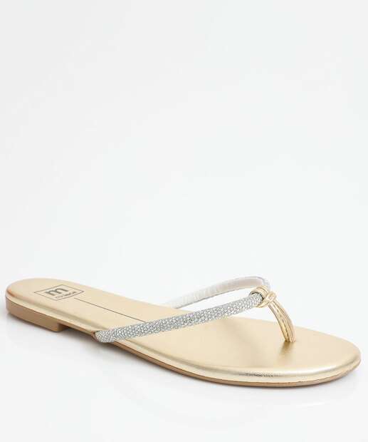 Image_Rasteirinha Feminina Tiras Strass Moleca Dourado