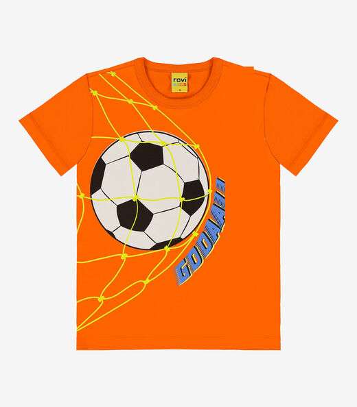 Camiseta Infantil Masculina Rovi Kids Laranja