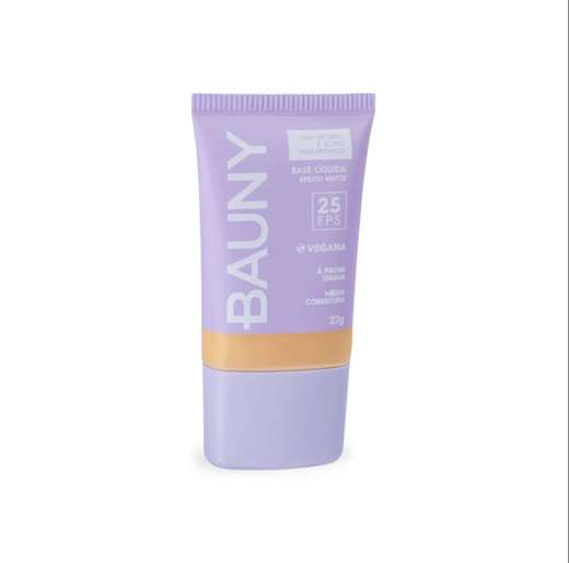 Base Líquida FPS 25 Cor 50 Matte 27g Bauny