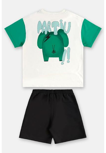 Conjunto Camiseta e Bermuda Três e Já