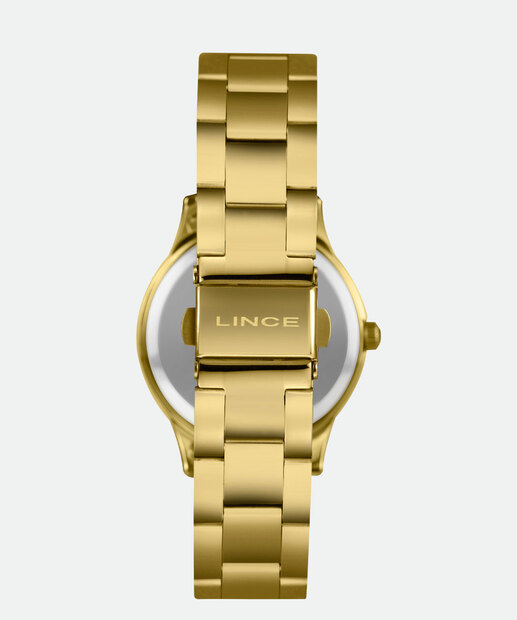 Kit Relógio Feminino Lince LRGH001L34 KAFRC2KX Dourado