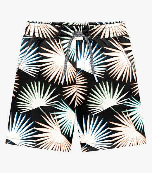 Bermuda Infantil Masculina Microfibra Trick Nick Preto