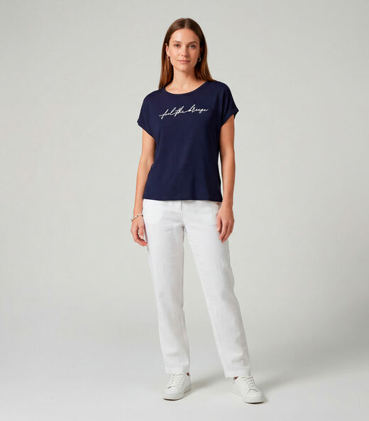 Image_Blusa Feminina em Visco Tricot Infinita Cor Azul