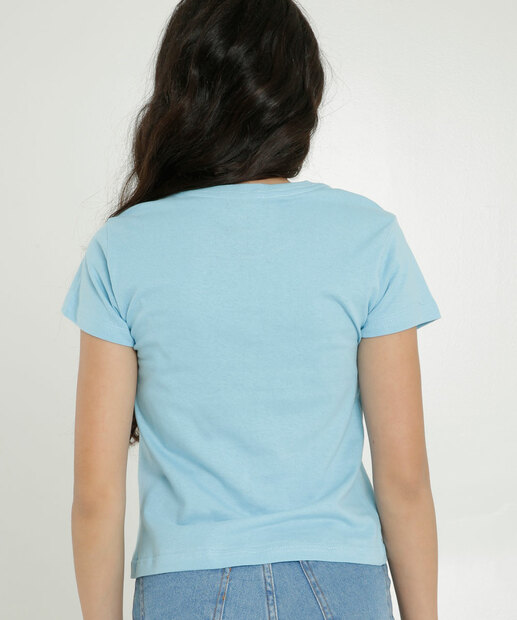 Camiseta Juvenil Angel E Stitch Disney Tam 10 a 16