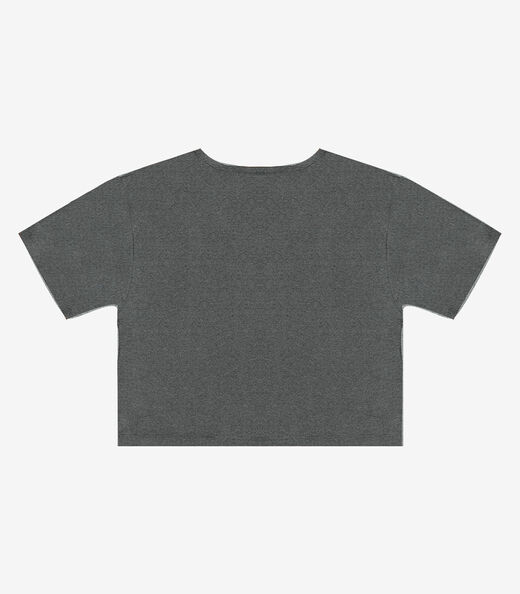 Blusa Feminina em Molecotton Viscose Infinita Cor Cinza