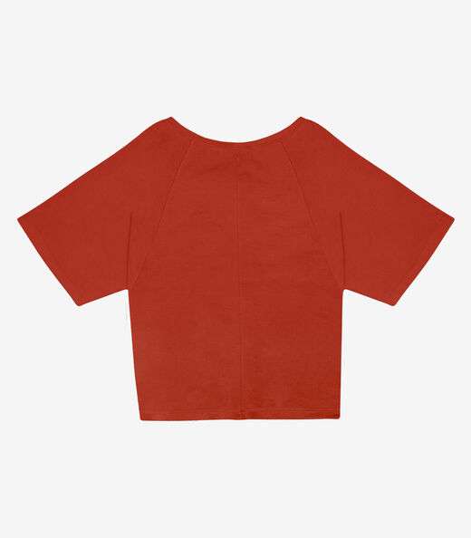 Blusa Feminina Lisa Infinita Cor Laranja