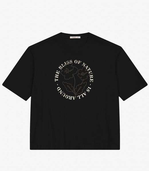 Image_Camiseta Plus Size em Meia Malha Secret Glam Preto