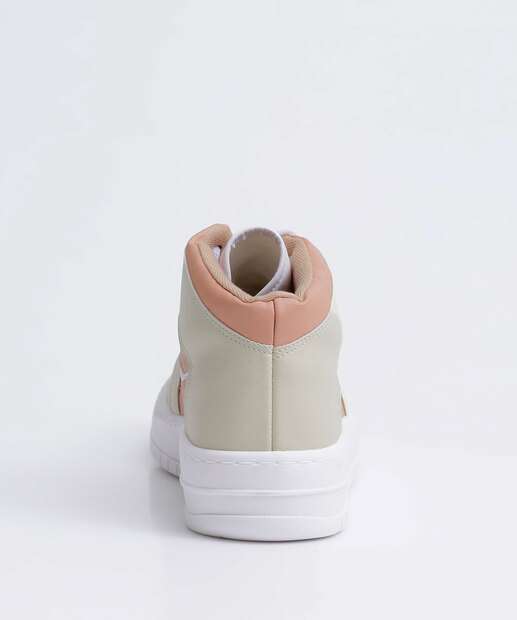 Tênis Casual Feminino Cano Alto Flatform Vizzano