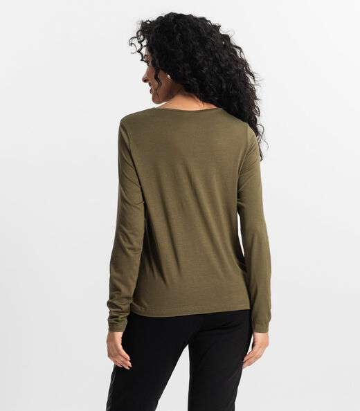 Blusa Manga Longa Feminina Rovitex Verde