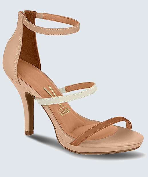 Sandália Salto Fino Feminina Tiras Vizzano 