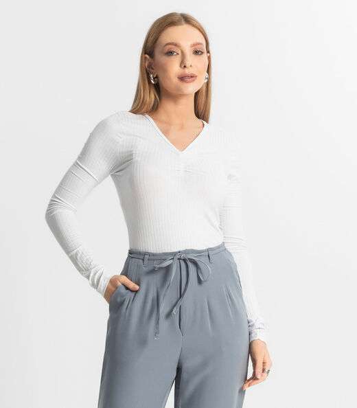 Image_Blusa Feminina Canelada Select Branco