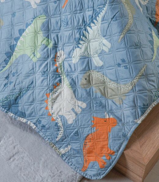 Jogo Cobre Leito Dupla Face Casal Bene Casa Azul