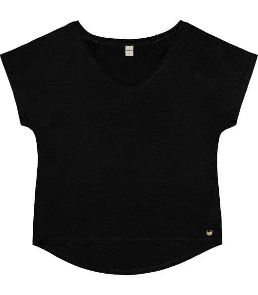 Blusa Feminina Viscotorcion Rovitex Preto