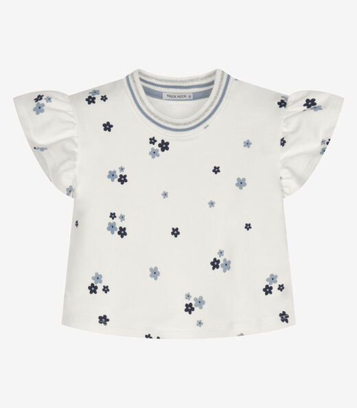 Conjunto Feminino Blusa Com Shorts Trick Nick Bege