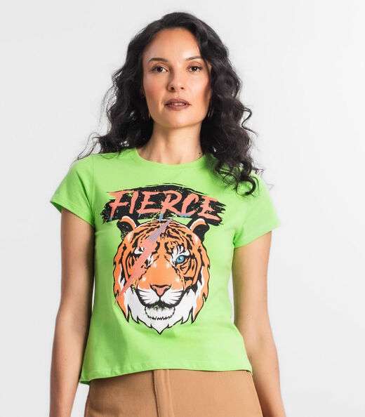 Blusa T-Shirt Feminina Estampada Select Unica