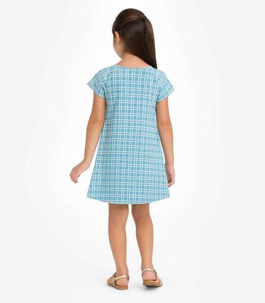 Vestido Feminino Infantil Select Azul