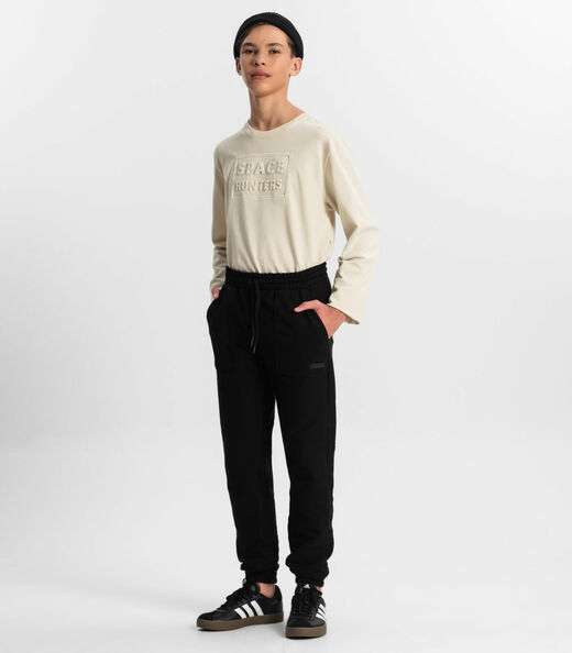 Calça Jogger Juvenil Masculia Minty Preto