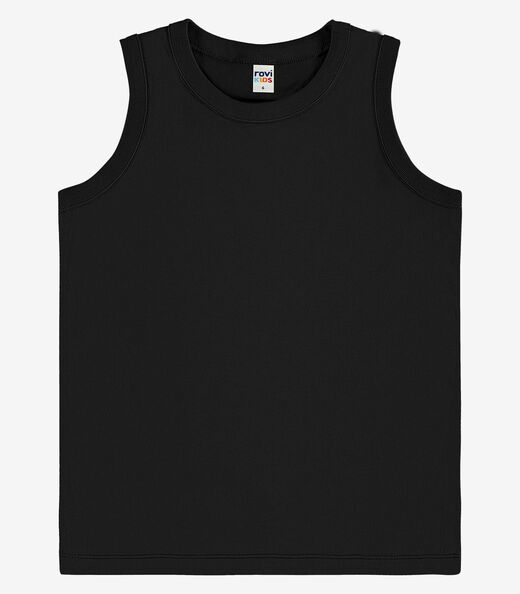 Regata Básica Infantil Masculina Rovi Kids Preto