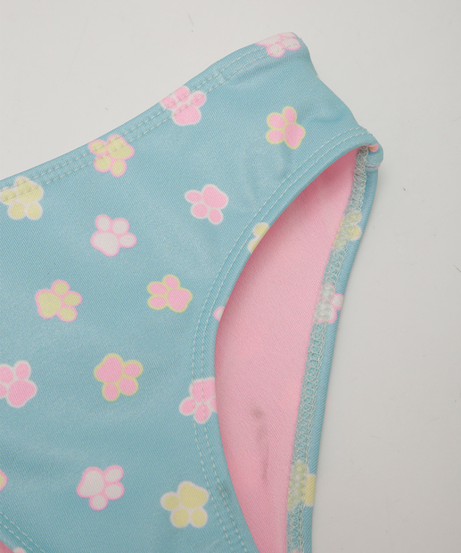 Biquíni Infantil Estampa Flores Marisa