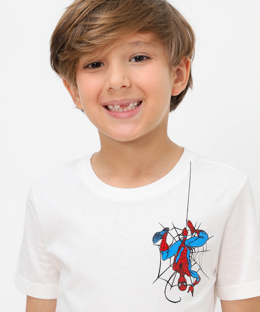 Conjunto Infantil Homem Aranha Marvel Mochila Tam 4 a 10 Vermelho