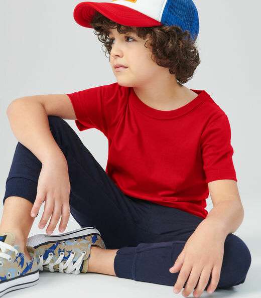 Camiseta Infantil Masculina Básica Rovitex Kids Vermelho