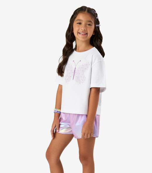 Image_Conjunto Blusa com Shorts Cotton e Malha Rovi Kids Branco