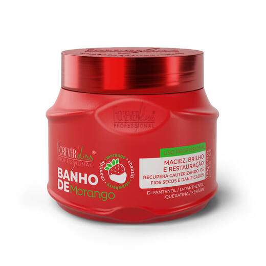 Image_Máscara Banho de Verniz Morango Forever Liss 250g